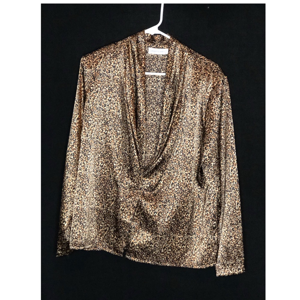 Silky Leopard top